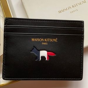 Maison Kitsuné 3 slot card holder